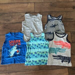 Boys 4T sleeveless shirt bundle